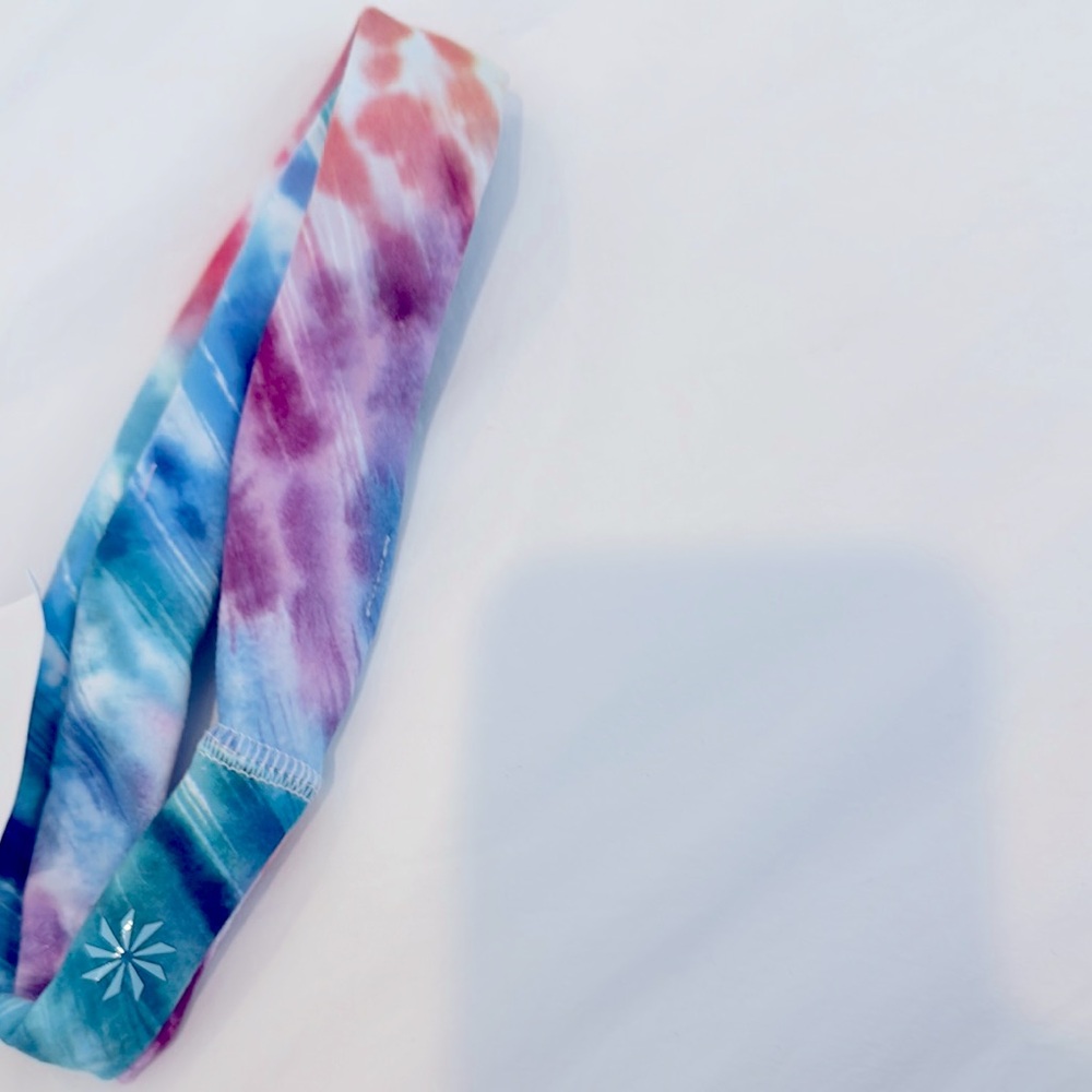 Athleta girls Colorful Tie-Dye Headband, one size EUC
